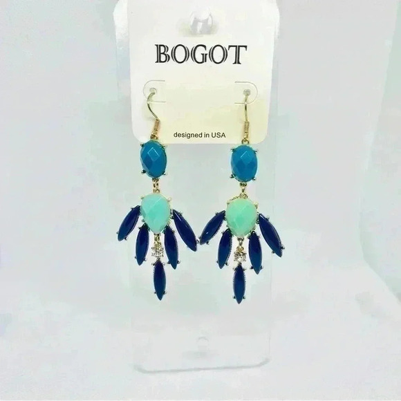 The Blues Dangling Earrings - Picture 2 of 4